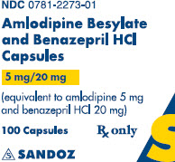 PRINCIPAL DISPLAY PANEL -  Package Label – 5 mg/ 20 mg