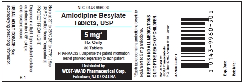 Amlodipine Besylate Tablets, USP 5 mg/30 Tablets