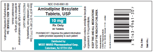Amlodipine Besylate Tablets, USP 10 mg/30 Tablets