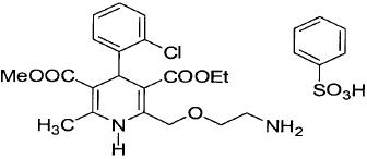 amlodipine besylate structural formula