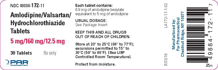 5 mg/160 mg/12.5 mg - 30 tablets
