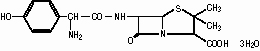 This is the amoxicillin structure