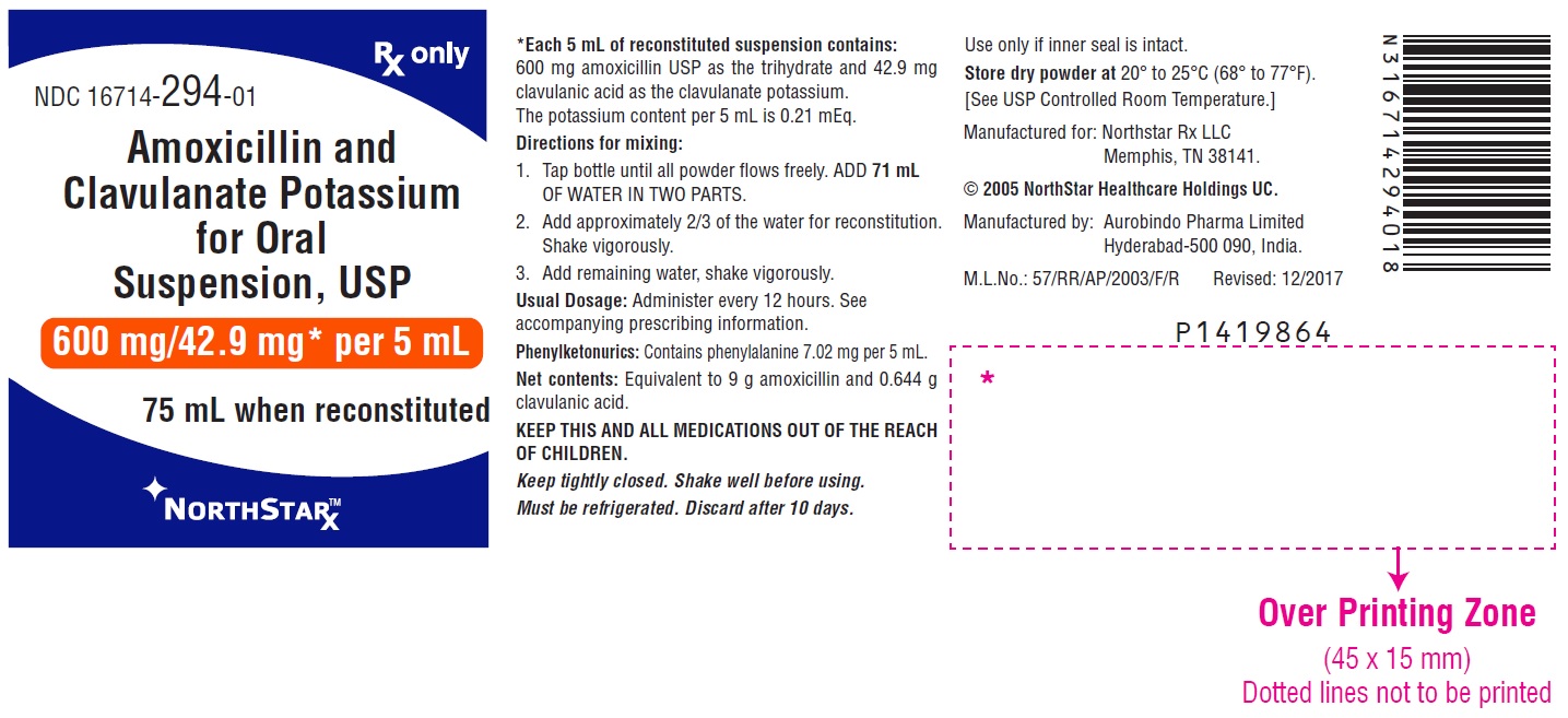 PACKAGE LABEL-PRINCIPAL DISPLAY PANEL - 600 mg/42.9 mg per 5 mL (75 mL Bottle)