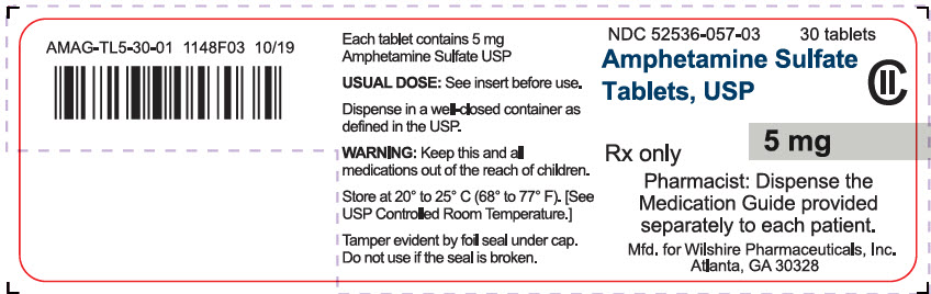 PRINCIPAL DISPLAY PANEL - 5 mg Tablet Bottle Label - 057-03