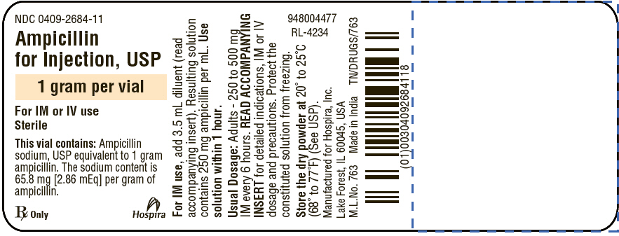 PRINCIPAL DISPLAY PANEL - 1 g Vial Label