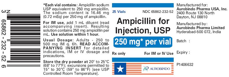 PACKAGE LABEL-PRINCIPAL DISPLAY PANEL - 250 mg (25 Vial) Box Label