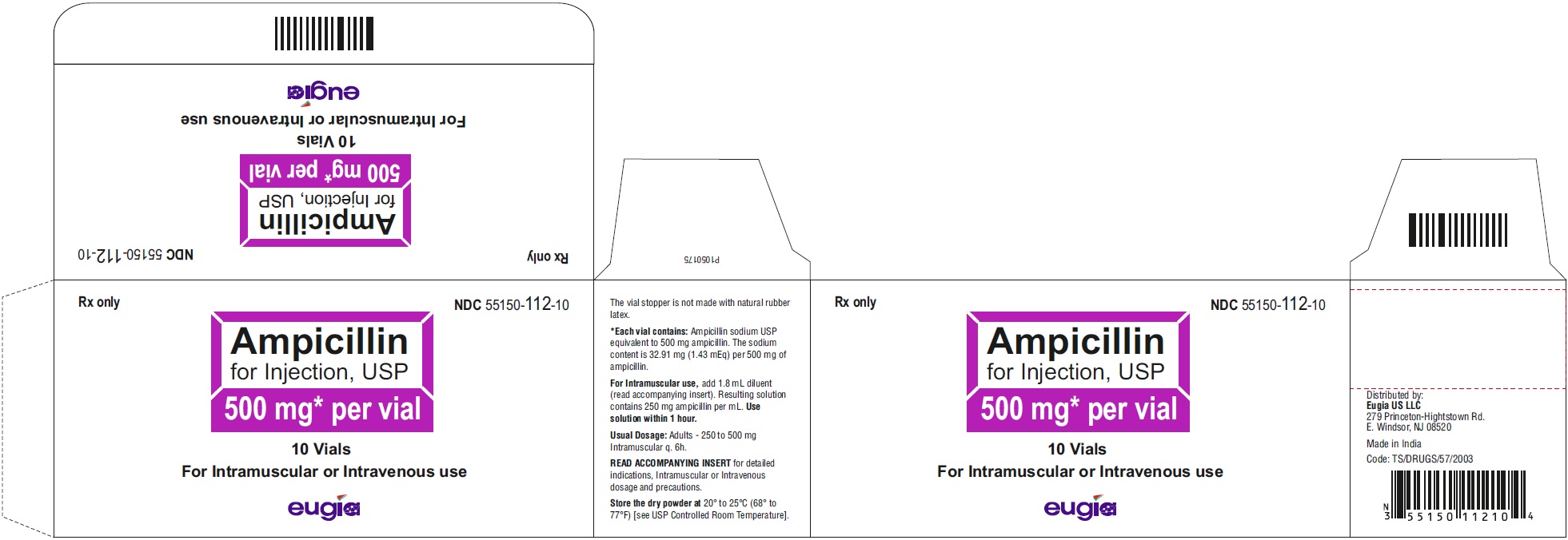 PACKAGE LABEL-PRINCIPAL DISPLAY PANEL - 500 mg Carton Label