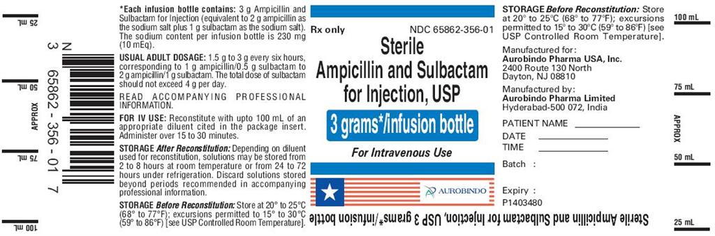PACKAGE LABEL-PRINCIPAL DISPLAY PANEL - 3 g Infusion Bottle Label