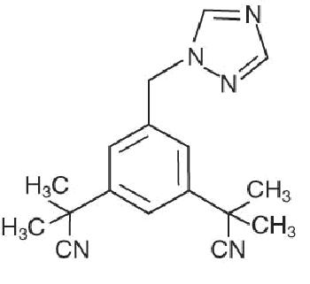 anastrozole  chemical structure 