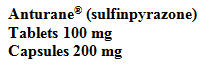 PRINCIPAL DISPLAY PANEL
Anturane (sulfinpyrazone)