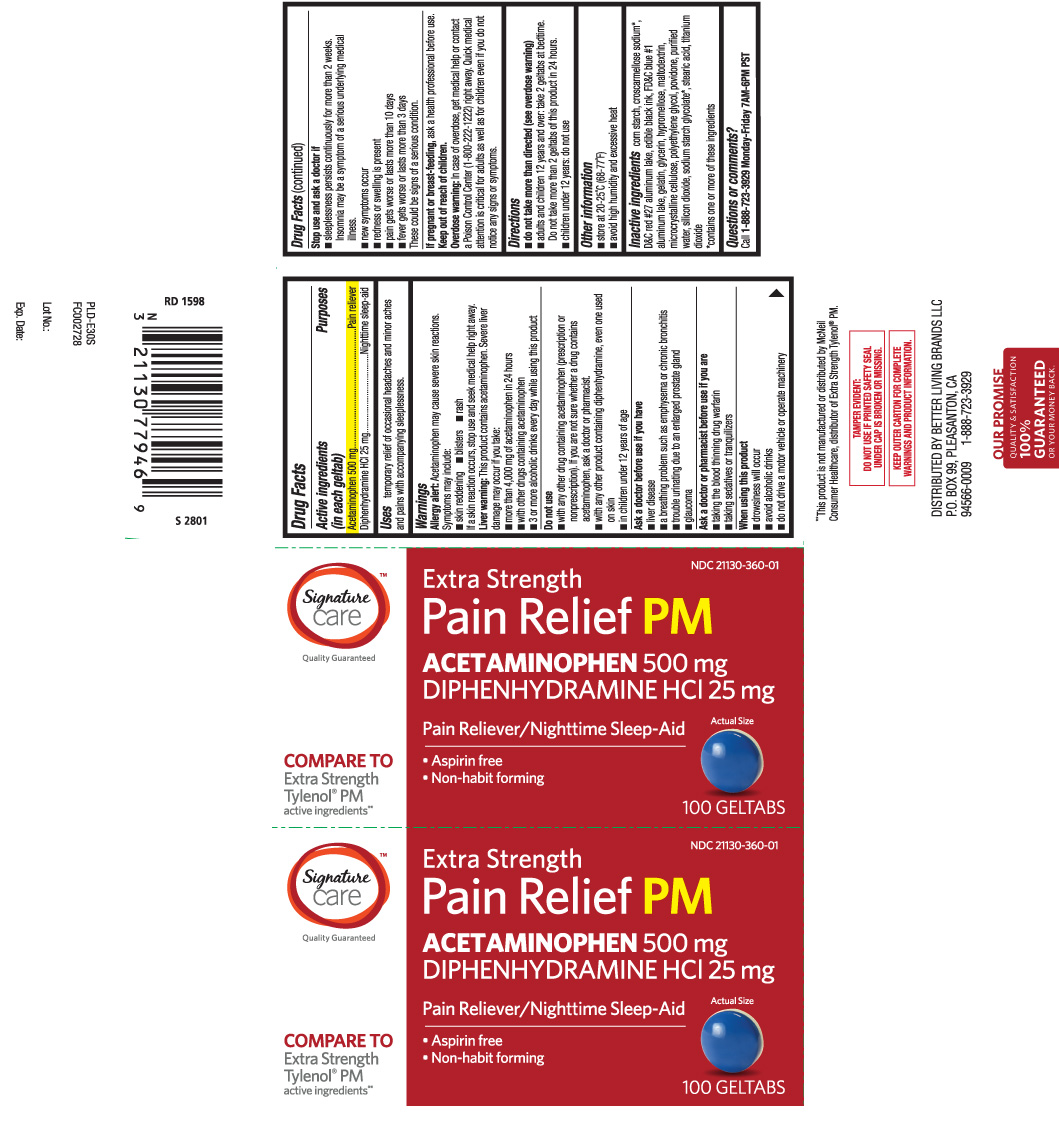 Acetaminophen 500mg Diphenhydramine HCI 25mg