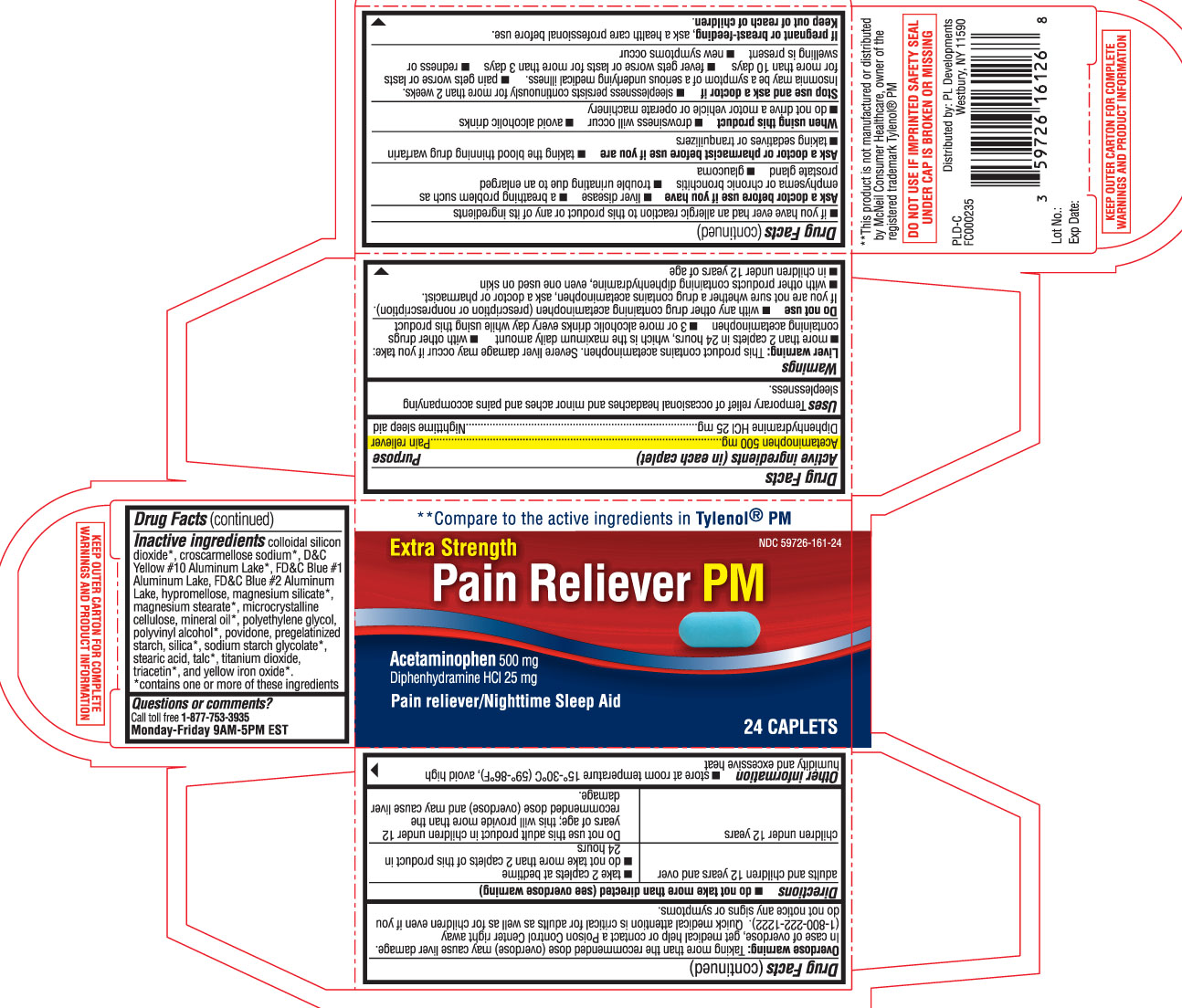 PLD pain reliever PM
