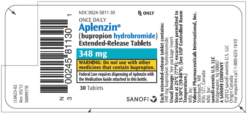 PRINCIPAL DISPLAY PANEL - 348 mg Tablet Bottle Label
