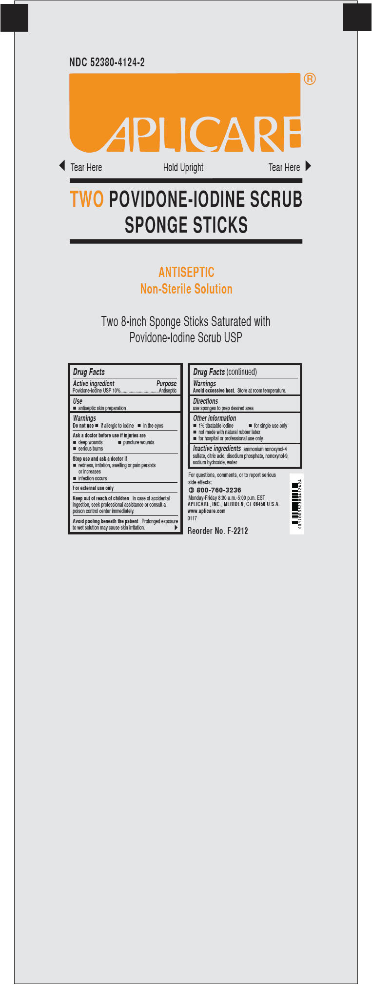 PRINCIPAL DISPLAY PANEL - 2 Sponge Stick Packet