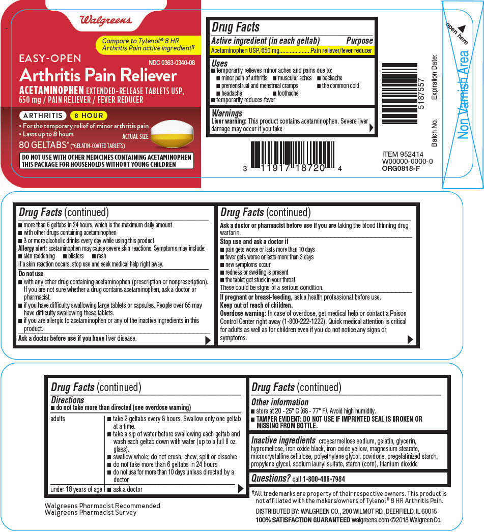 PRINCIPAL DISPLAY PANEL - 650 mg Geltab Bottle Label