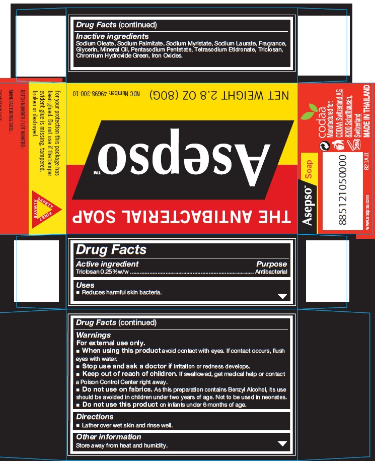 Asepso Antibacterial Soap Label