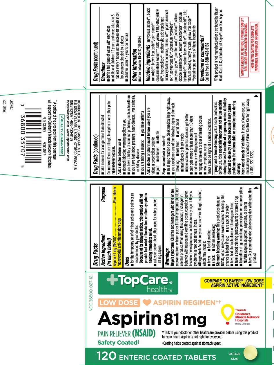 Aspirin 80 mg (NSAID)* *nonsteroidal anti-inflammatory drug