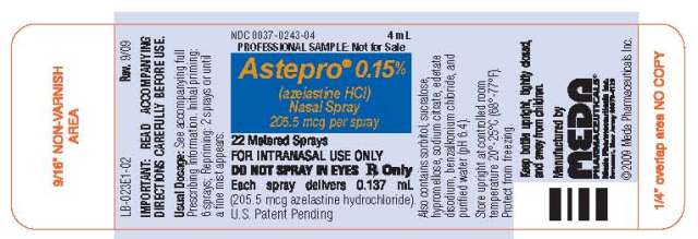 4 mL Bottle, Astepro Nasal Spray 0.15%