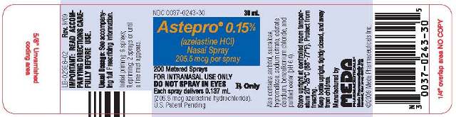30 mL Bottle, Astepro Nasal Spray 0.15%