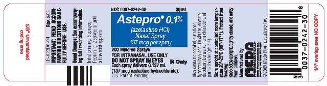 30 mL Bottle, Astepro Nasal Spray 0.1%