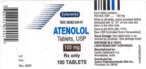 structured formula for atenolol
