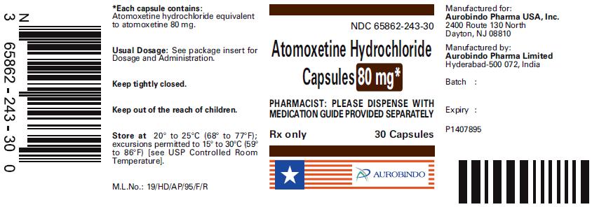 PACKAGE LABEL-PRINCIPAL DISPLAY PANEL - 80 mg (30 Capsule Bottle)
