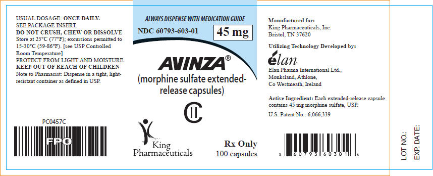 PRINCIPAL DISPLAY PANEL - 45 mg Capsule Bottle Label