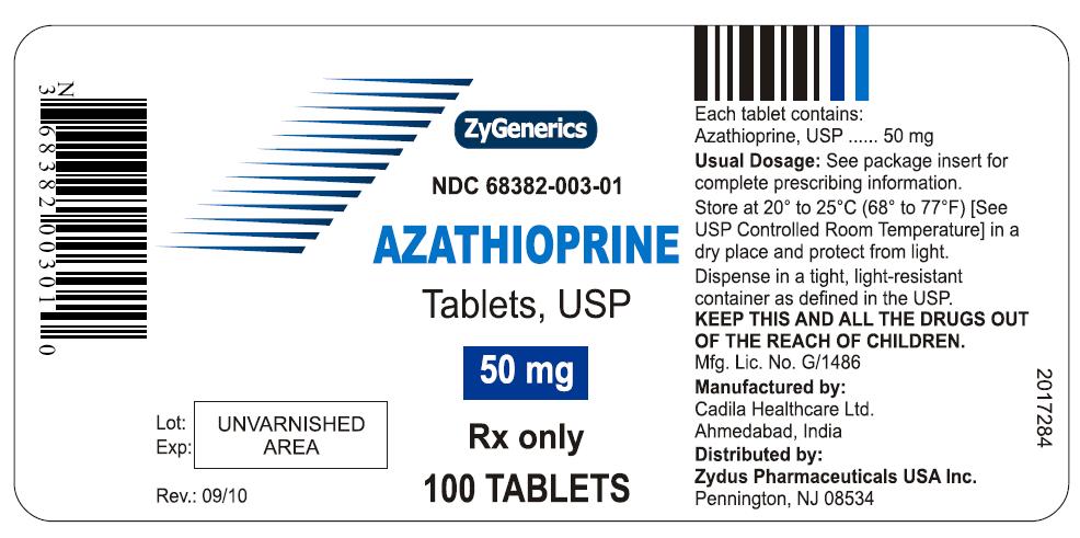 Structured formula for Azathioprine Tablets