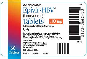 EPIVIR-HBV Tablets bottle label