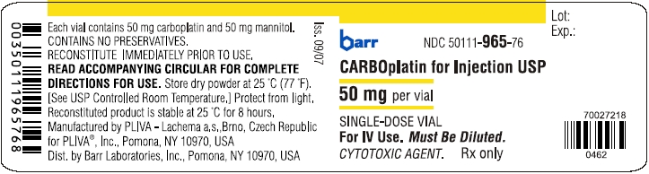 Image of 50 mg Vial Label