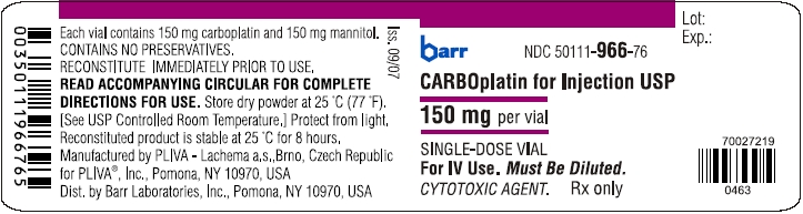 Image of 150 mg Vial Label