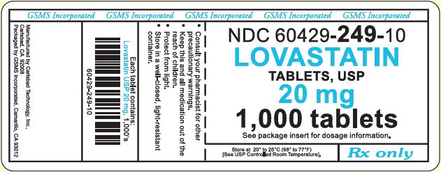 Label Graphic- 20mg 1000s