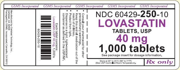 Label Graphic- 40mg 1000s