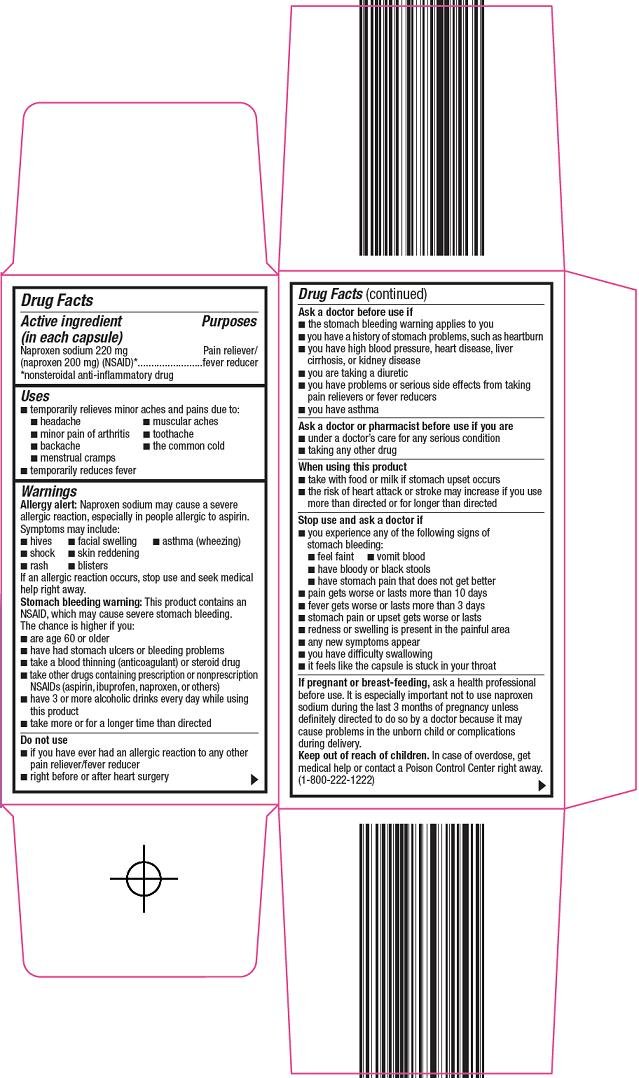 Naproxen Sodium Capsules, 220 mg (NSAID) Carton Image 2