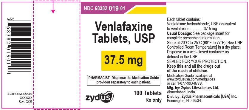 Venlafaxine Tablets USP, 37.5 mg