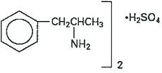dextroamphetamine sulfate chemical structure