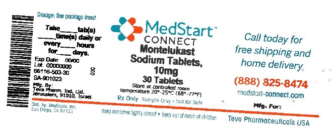 Montelukast Sodium Tablets 10mg #30