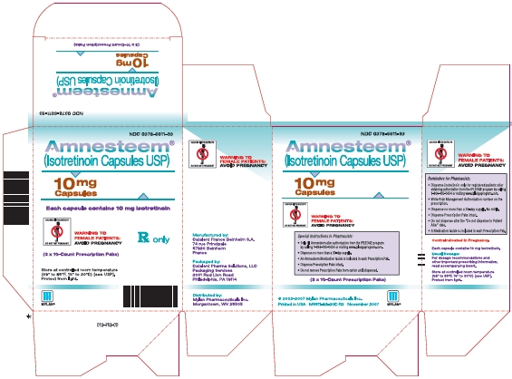 Amnesteem 10 mg Carton