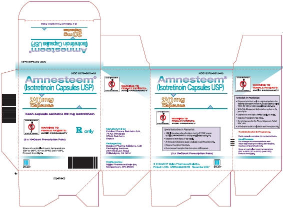 Amnesteem 20 mg Carton