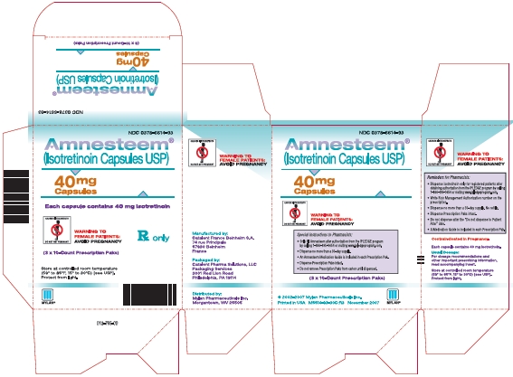 Amnesteem 40 mg Carton