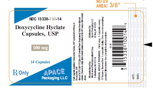 Doxycycline Hyclate label