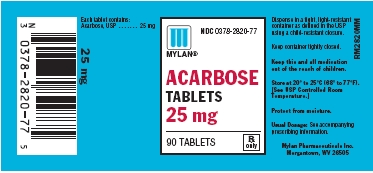Acarbose Tablets 25 mg