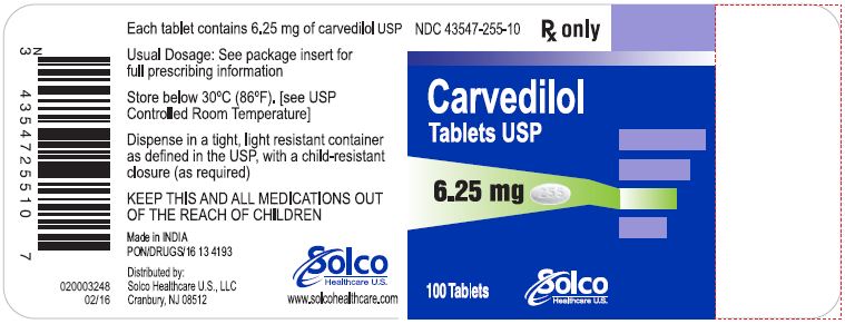 PRINCIPAL DISPLAY PANEL - 6.25 mg container