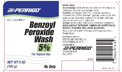 Benzoyl Peroxide Wash 5% - 5 oz Label