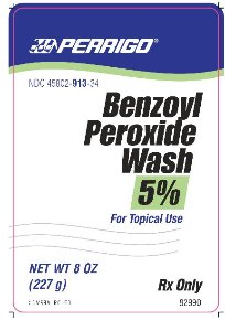 Benzoyl Peroxide Wash 5% - 8 oz Label (Front)