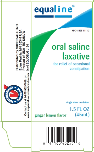 Equaline Oral Saline Laxative Packaging principal display panel
