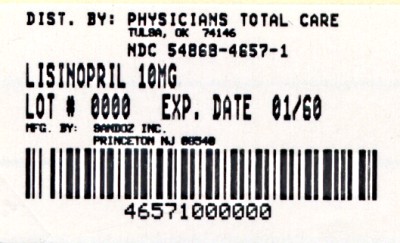 image of barcode label for 10 mg