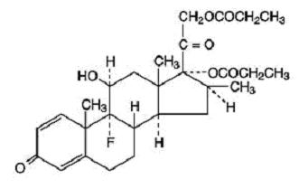 chemical structure for betamethasone dipropionate