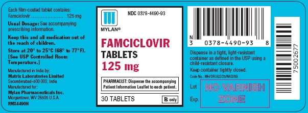 Famciclovir Tablets 125 mg Bottles