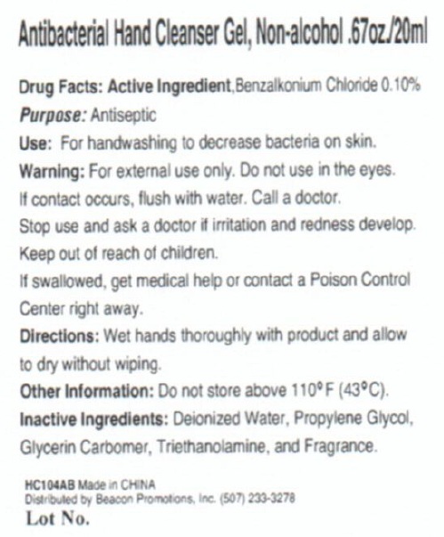 Antibacterial Hand Cleanser Gel
